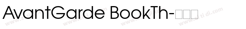 AvantGarde BookTh字体转换 AvantGarde BookTh字体转换